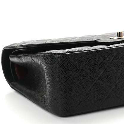 Chanel Caviar Quilted Jumbo Double Flap Black 8 of 9