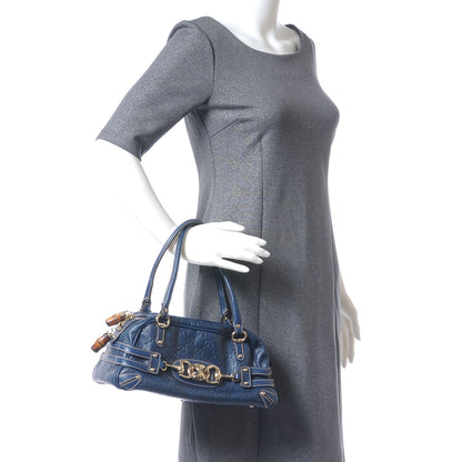 Gucci Guccissima Medium Wave Boston Blue 2 of 7