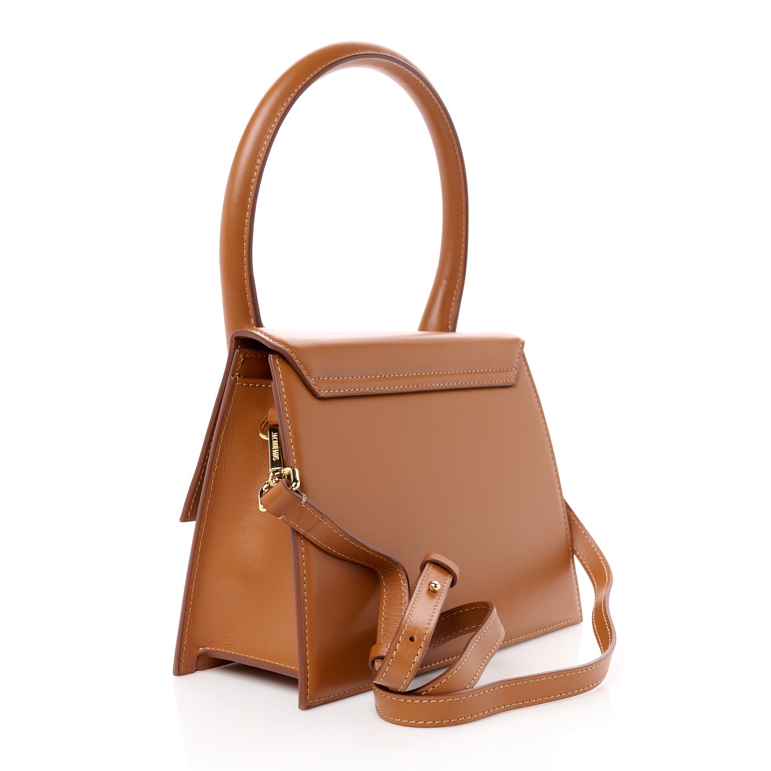 Jacquemus Smooth Calfskin Le Grand Chiquito Light Brown 3 of 12