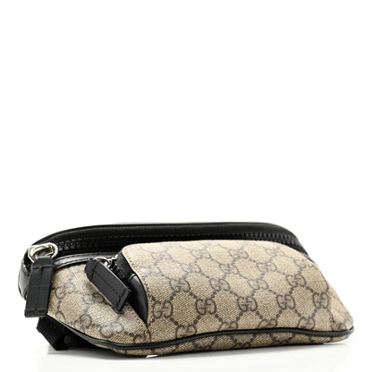 Gucci GG Supreme Monogram Belt Bag Black 4 of 12