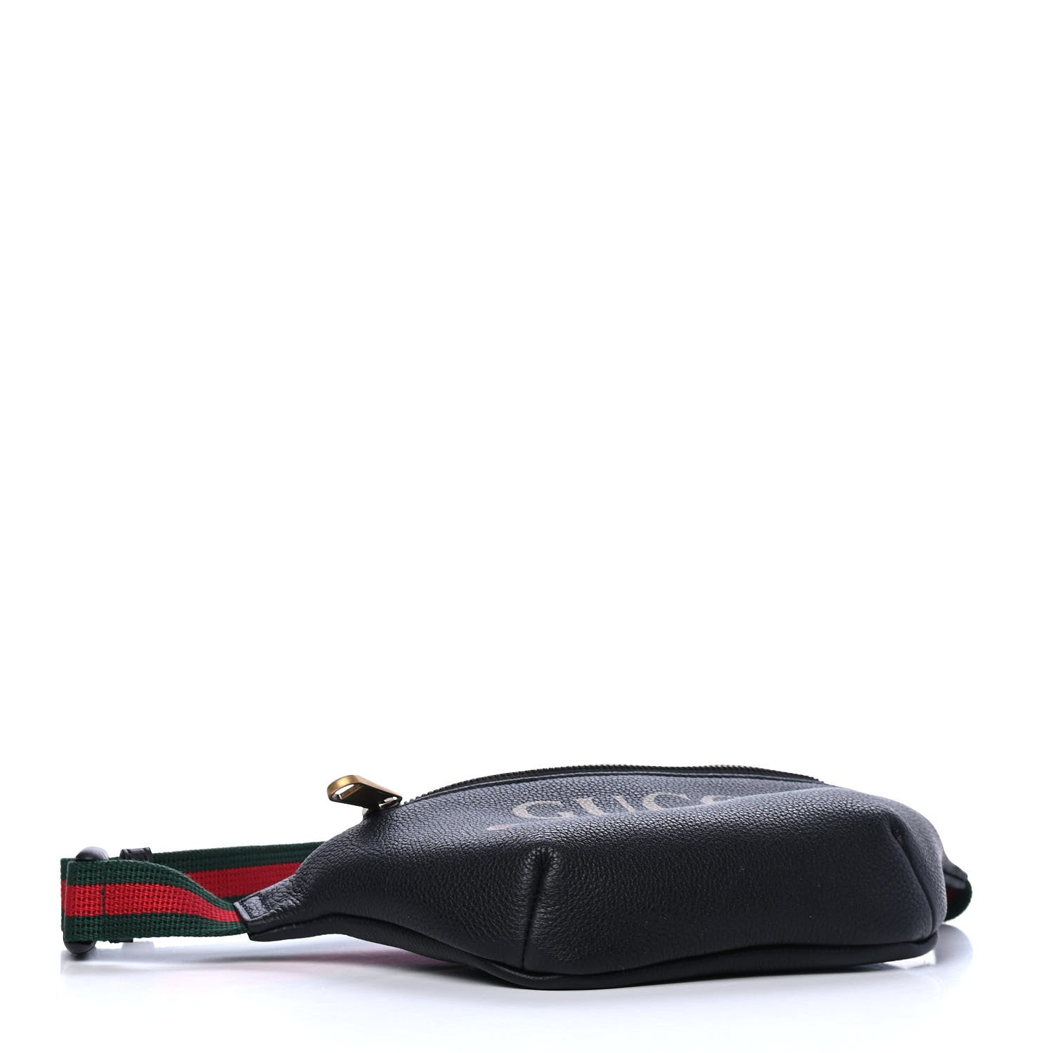 Gucci Grained Calfskin Small Logo Belt Bag Black 3 of 4