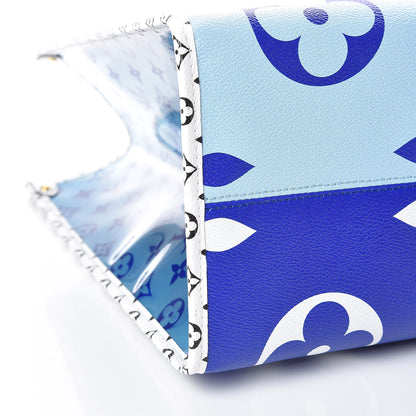 Louis Vuitton Monogram Giant Hawaii Onthego Blue 9 of 10