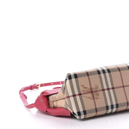 Burberry Haymarket Check Bow Tie Crossbody Bag Peony 6 of 10