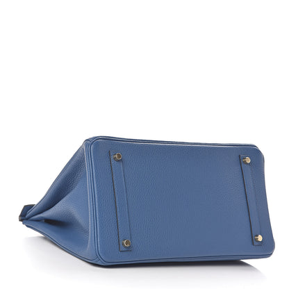 Hermes Togo Birkin 35 Bleu Agate 4 of 11