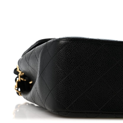 Chanel Caviar Quilted Jumbo Double Flap Black 8 of 12