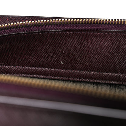 Salvatore Ferragamo Printed Calfskin Beky Tote Burgundy 12 of 25