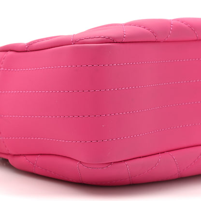 Chanel Rubber Quilted Lambskin Coco Rain Camera Bag Pink 15 of 18