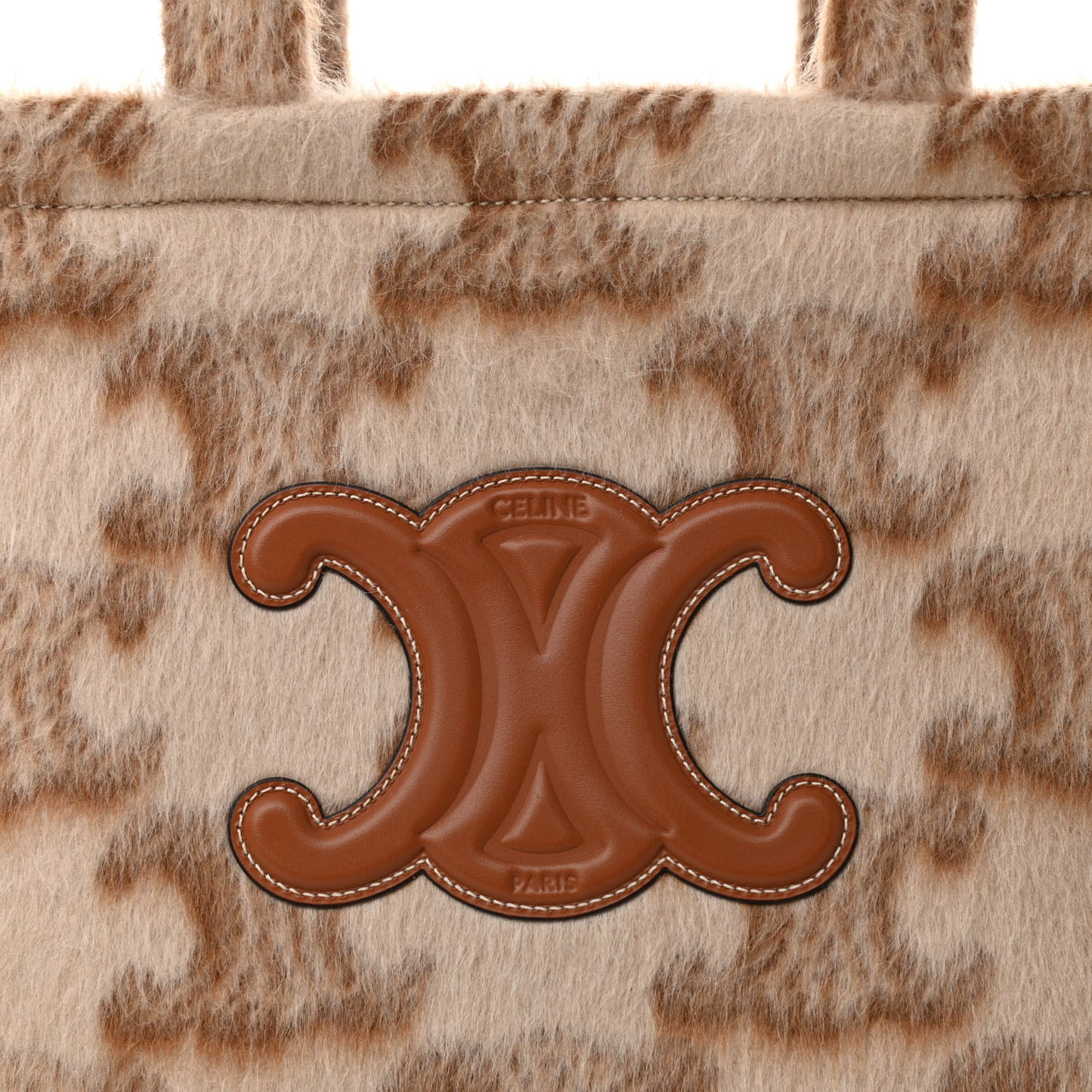 Mohair Triomphe Large Cabas Thais Beige