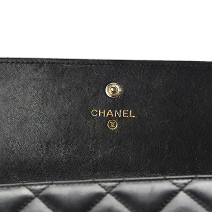 Chanel Lambskin Quilted Trendy CC Large Gusset Flap Wallet Black 6 of 9