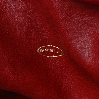 Chanel Lambskin CC Drawstring Shoulder Bag Red 8 of 13