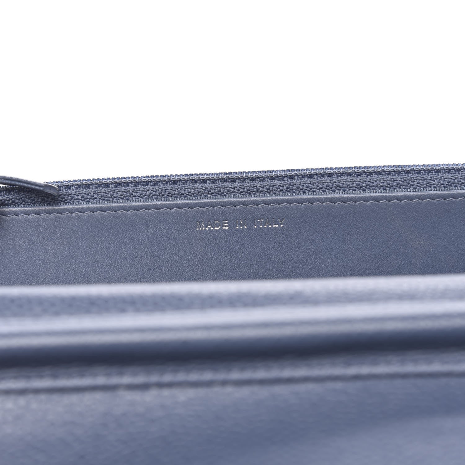 Chanel Caviar Quilted Wallet On Chain WOC Blue 7 of 11