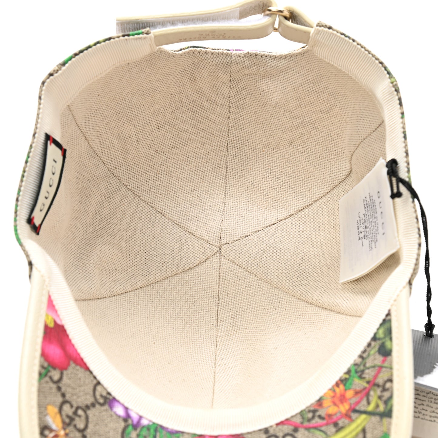 GG Supreme Flora Claudia Baseball Hat 57 M White