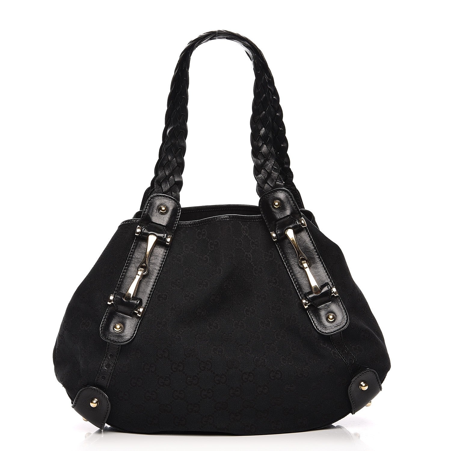 Gucci Monogram Small Pelham Shoulder Bag Black 1 of 14