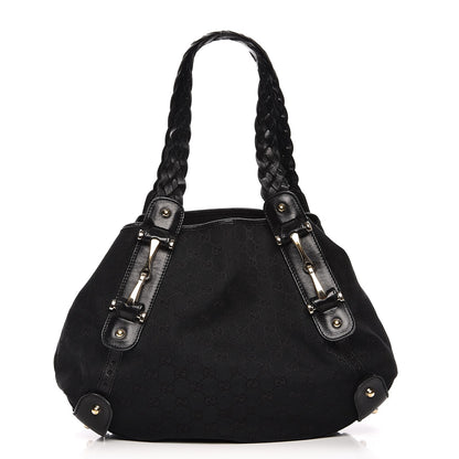 Gucci Monogram Small Pelham Shoulder Bag Black 1 of 14