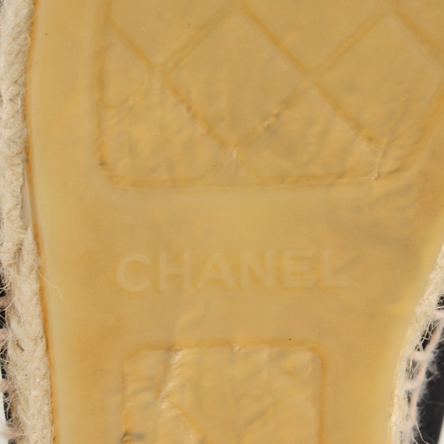 Chanel Satin CC Espadrilles 37 Black 7 of 8
