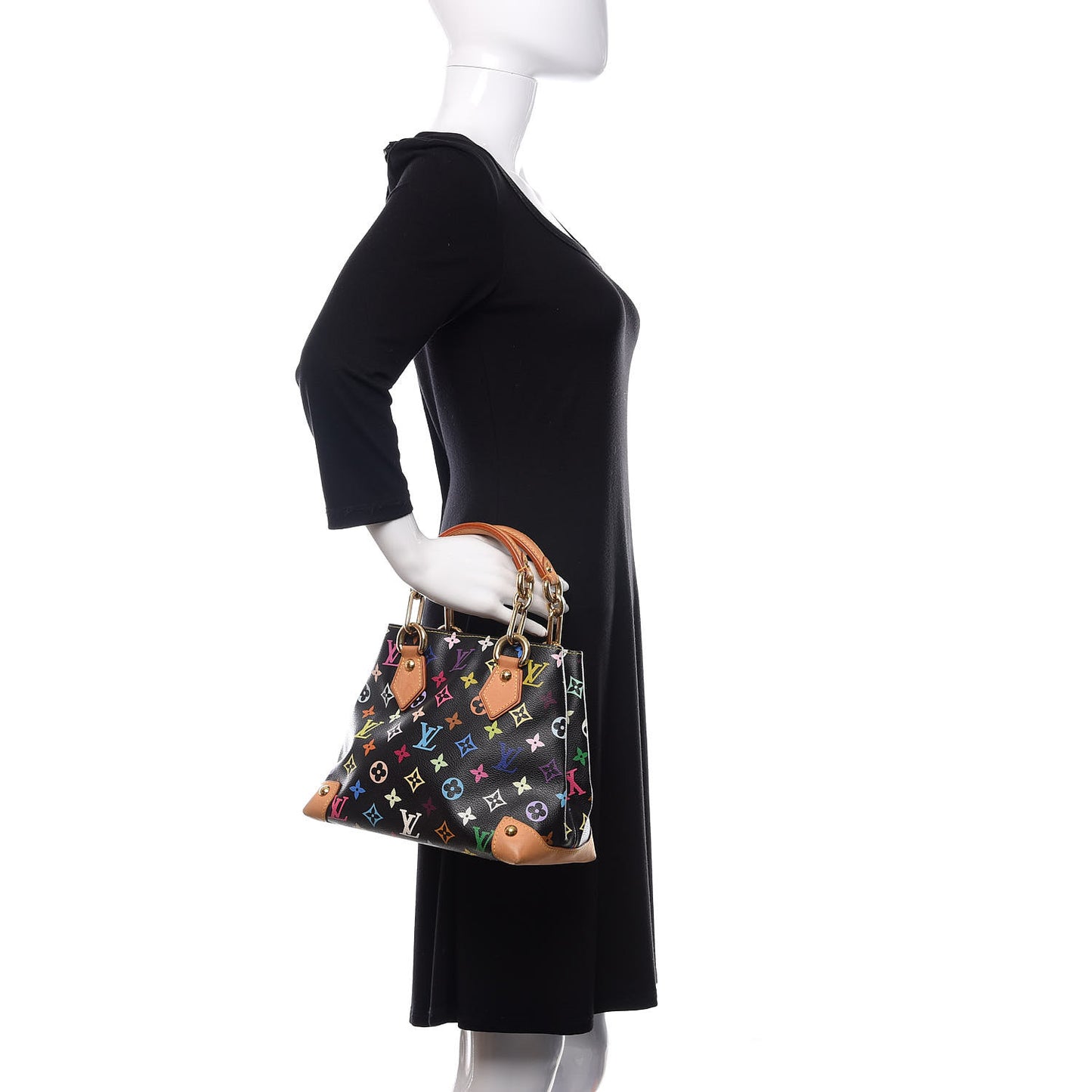 Monogram Multicolor Audra Black