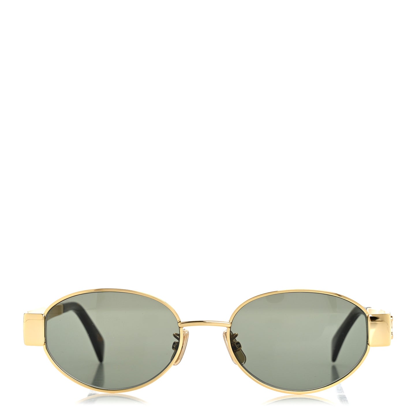 Metal Triomphe 01 Sunglasses CL40235U Gold Green
