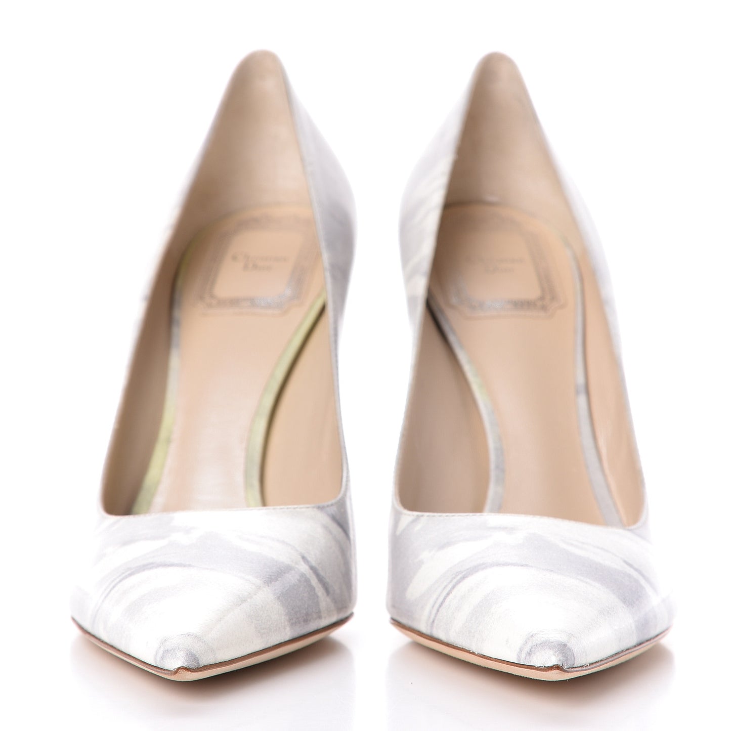 Patent Cherie Pointy Toe 100mm Pumps 37 Mist