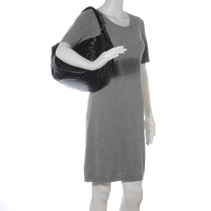 Chanel Lambskin Cloudy Bundle Hobo Black 2 of 8