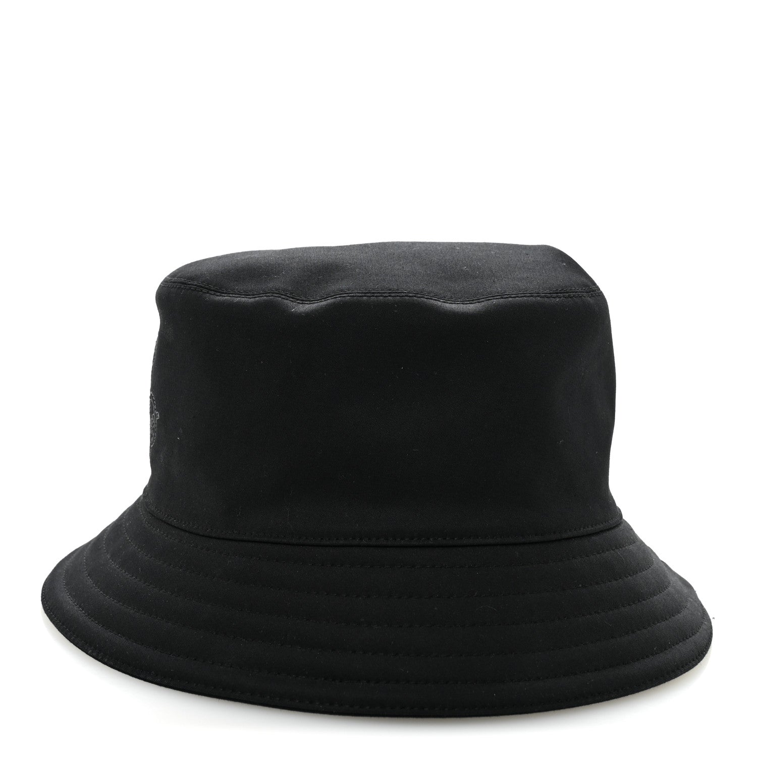 Hermes Cotton Embroidered Harper Emile Bucket Hat 59 Black 1859889