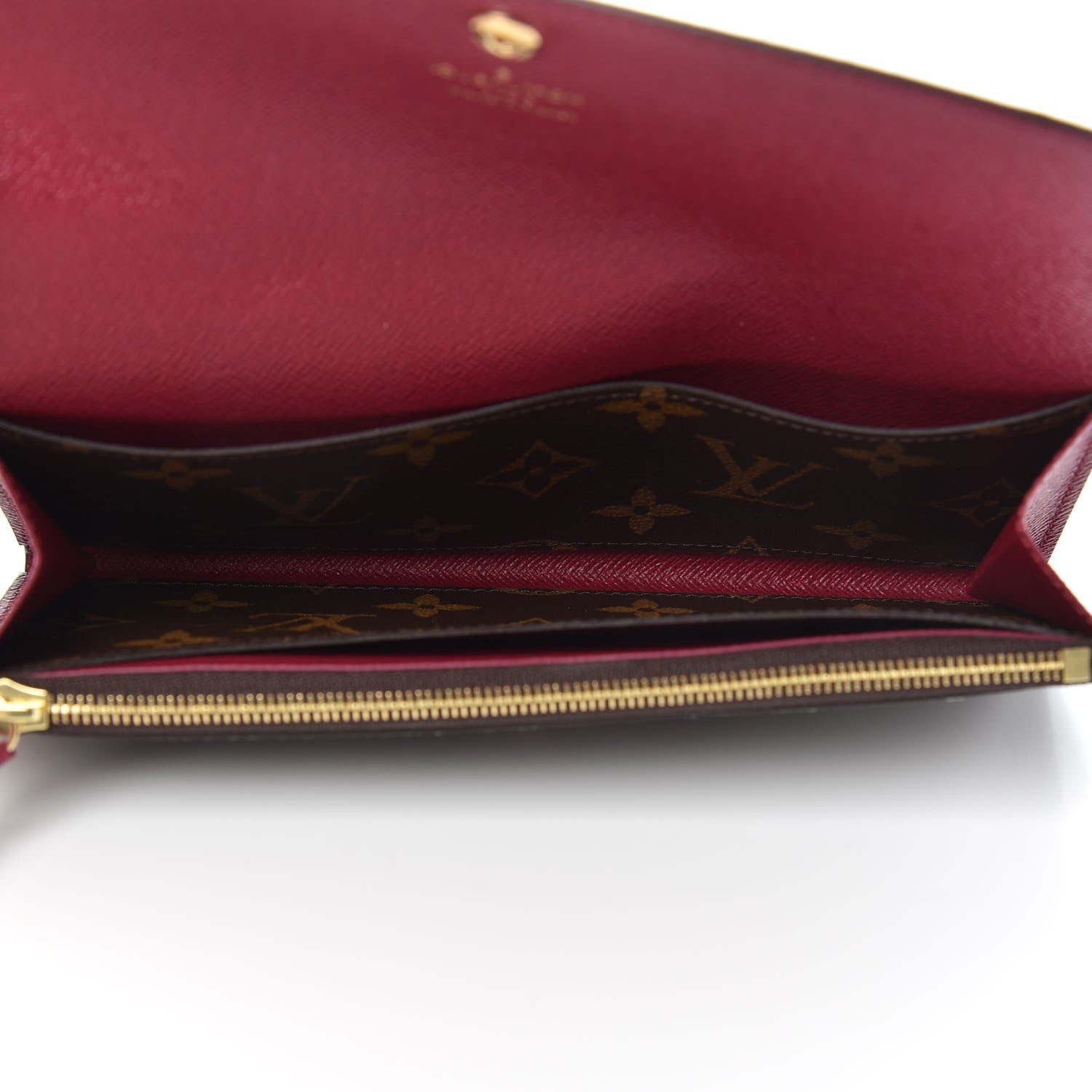 Louis Vuitton Monogram Emilie Wallet Fuchsia 5 of 7