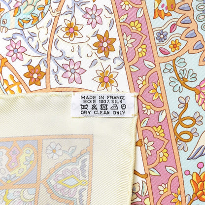 Hermes Silk Au Pays Des Oiseaux Fleurs Scarf 90 5 of 5