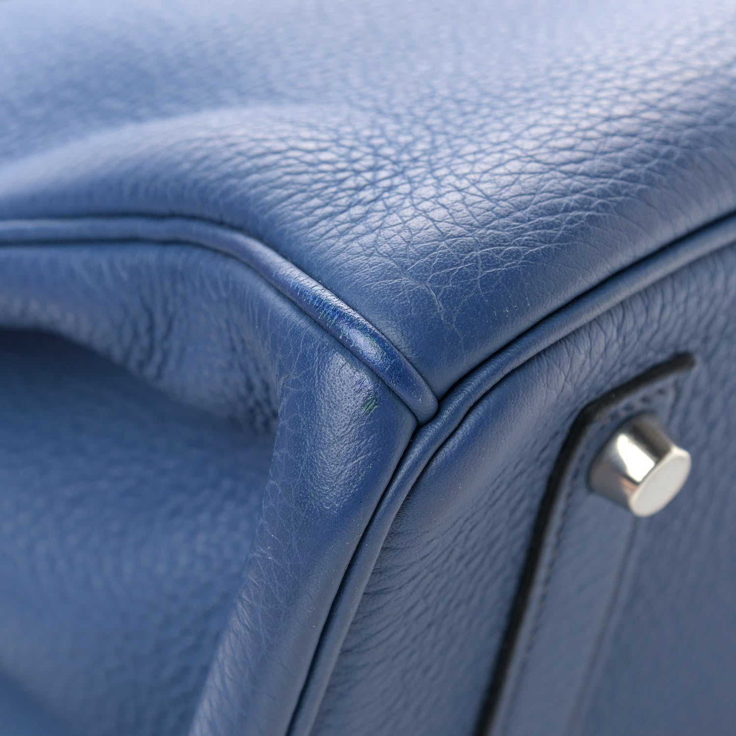 Hermes Togo Birkin 35 Bleu Brighton 7 of 14