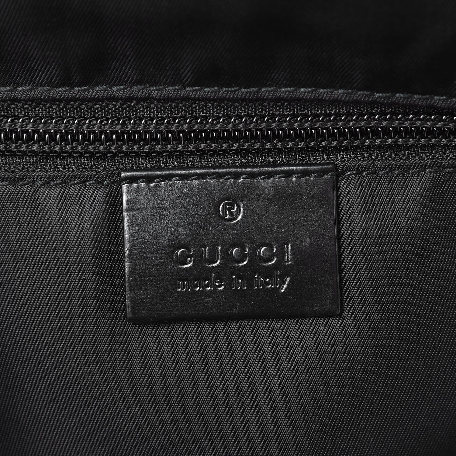 Gucci Coated Canvas Interlocking G Travel Backpack Black 6 of 8