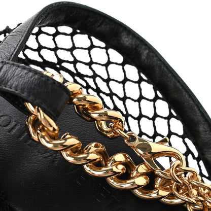 Bottega Veneta Mesh Nappa Chunky Chain Sandals 36.5 Black 11 of 12