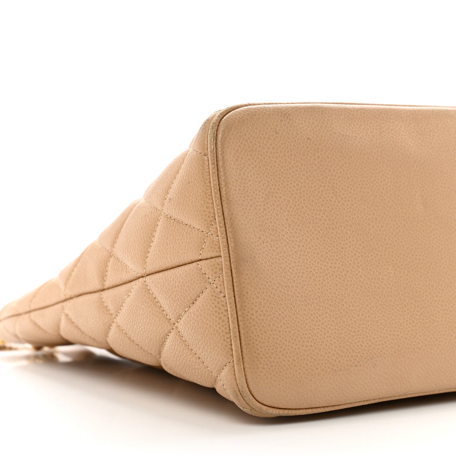 Chanel Caviar Quilted Medallion Tote Beige 9 of 12