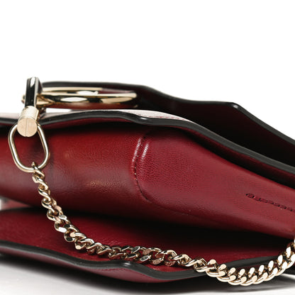 Chloe Goatskin Small Faye Shoulder Bag Sienna Red 10 of 14