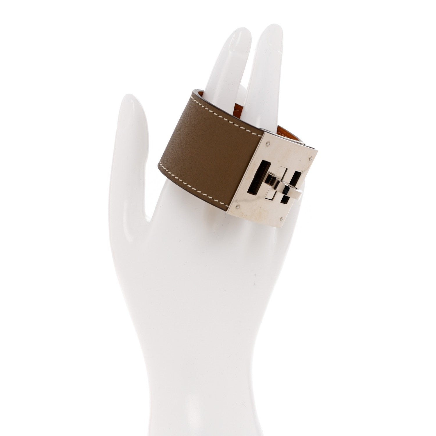 Hermes Swift Kelly Dog Bracelet T1 Etoupe 2 of 6