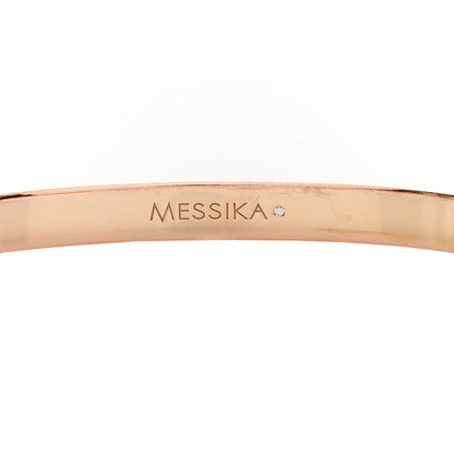 Messika 18K Rose Gold Diamond PM Move Noa Pave Bangle Bracelet M 3 of 3