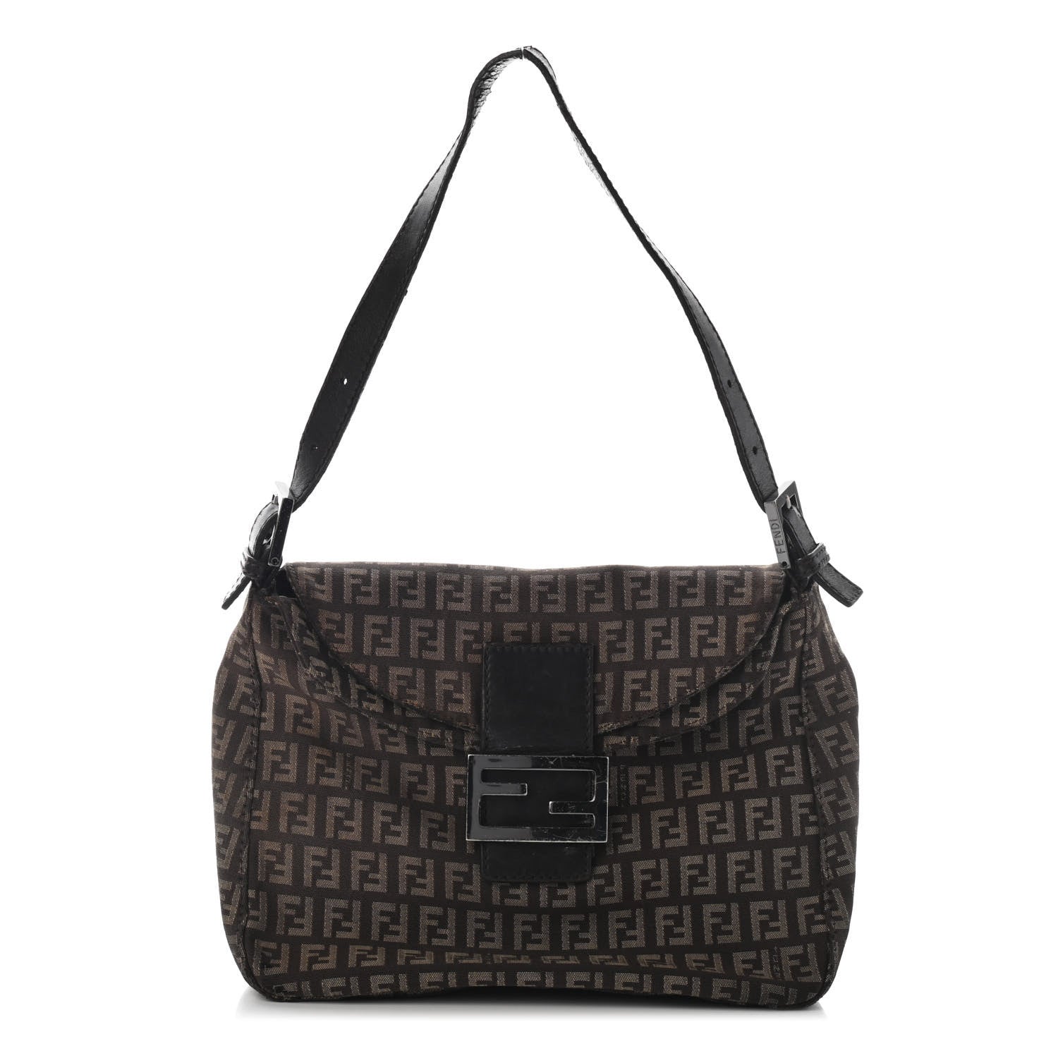 Fendi Zucchino Baguette Brown 1 of 9