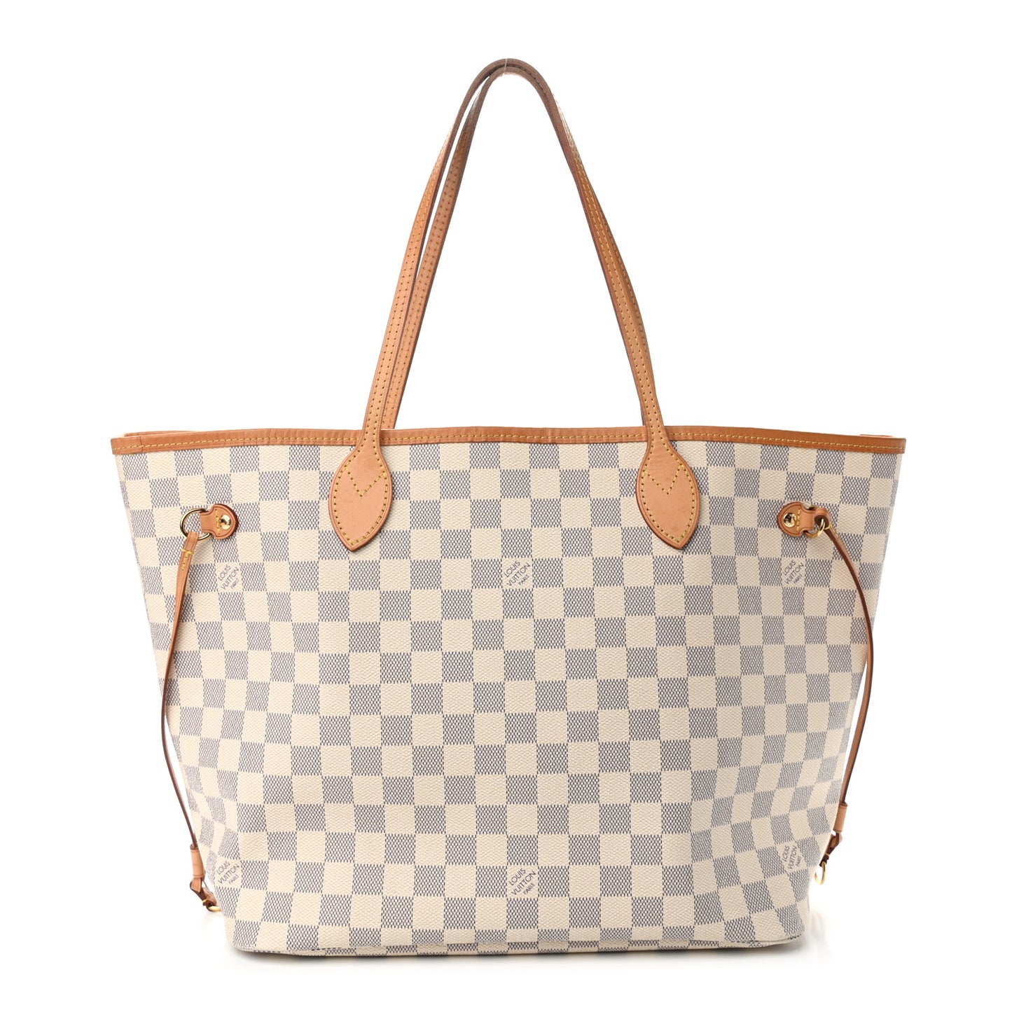 Damier Azur Neo Neverfull MM Rose Ballerine