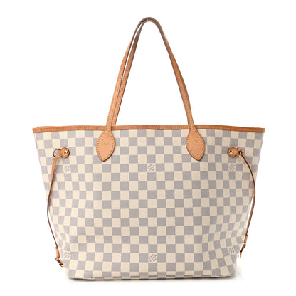 Louis Vuitton Damier Azur Neo Neverfull MM Rose Ballerine 1 of 13