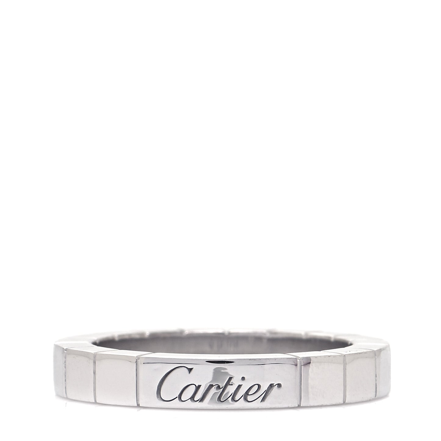 18K White Gold Lanieres Ring 48 4.5