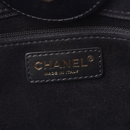 Chanel Caviar Large Studded Deauville Tote Black 6 of 11
