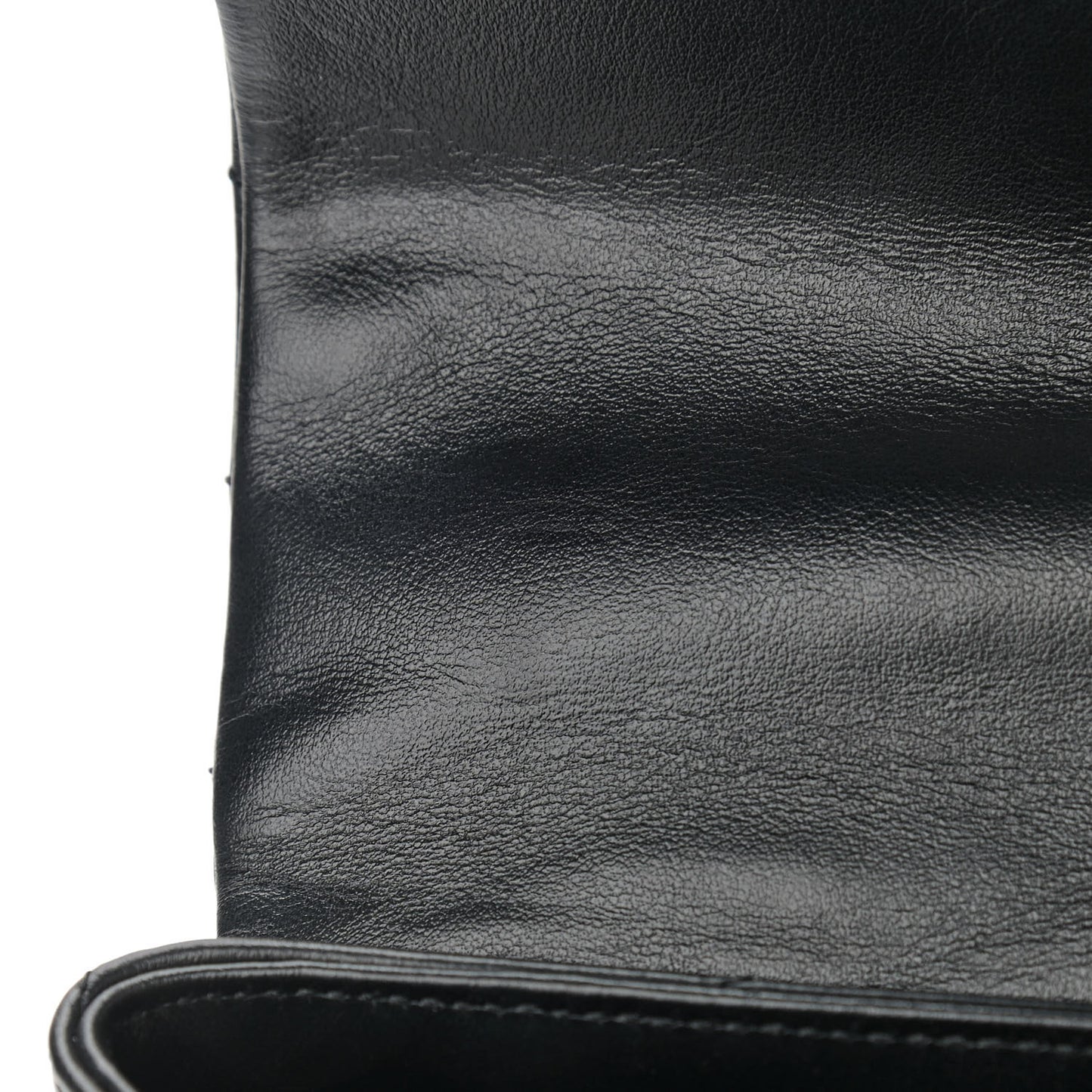 Calfskin Y Quilted Monogram Toy Loulou Crossbody Bag Black
