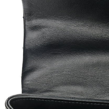 Saint Laurent Calfskin Y Quilted Monogram Toy Loulou Crossbody Bag Black 9 of 14