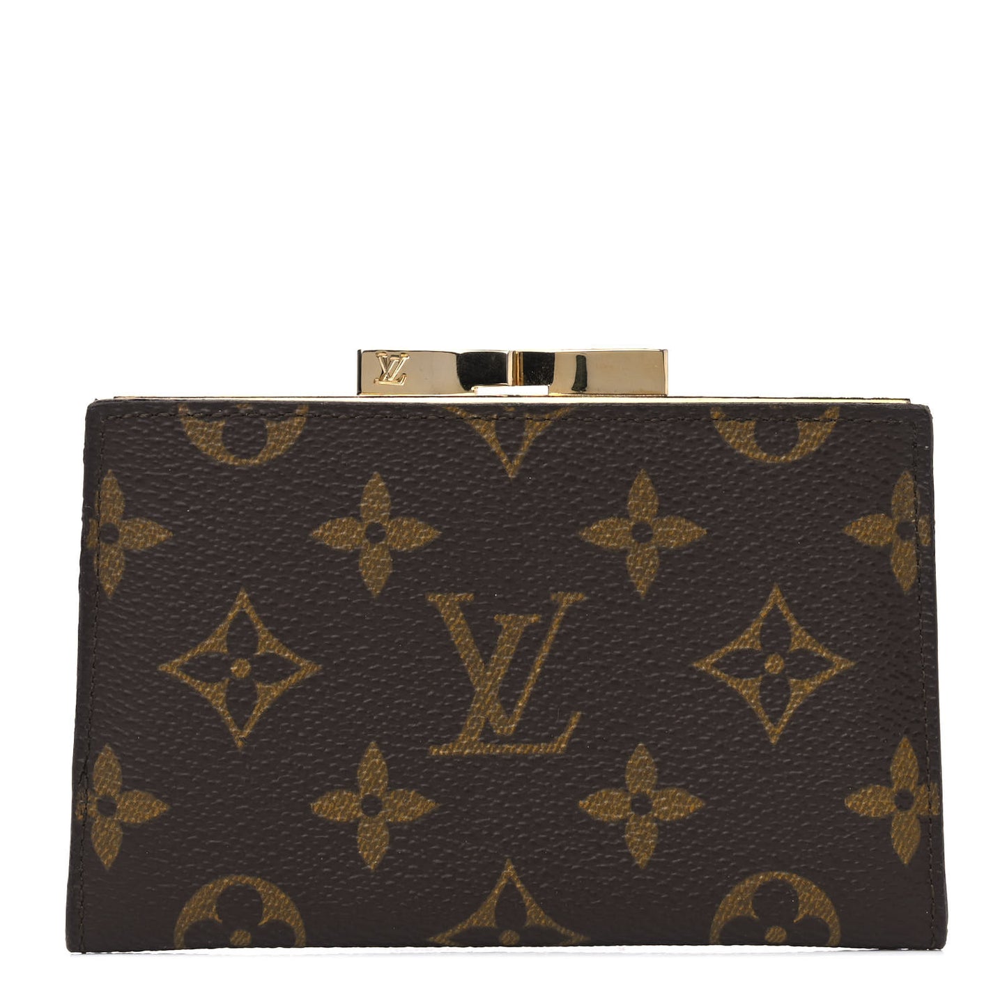 Monogram French Kiss Lock Coin Purse