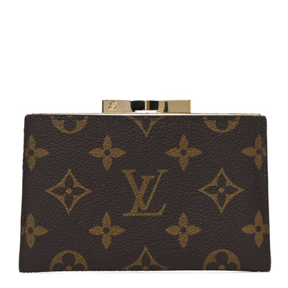 Louis Vuitton Monogram French Kiss Lock Coin Purse 1 of 8