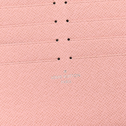 Louis Vuitton Calfskin Felicie Card Holder Insert Rose Ballerine 6 of 8