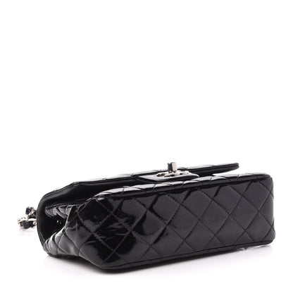 Chanel Patent Calfskin Quilted Mini Rectangular Flap Black 4 of 10