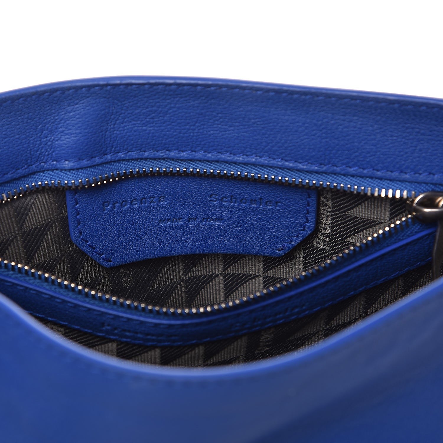 Proenza Schouler Lambskin PS1 Mini Pouch Messenger Memphis Blue 6 of 8