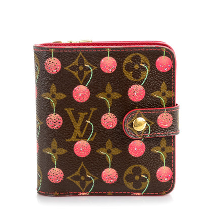 Louis Vuitton Monogram Cerises Compact Zippe Wallet 1 of 9