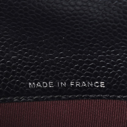 Chanel Caviar Quilted Large Flap Wallet Black 7 of 9