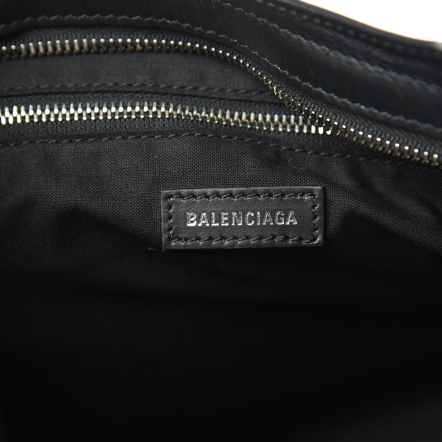 Canvas Satin Calfskin Diagonal Allover Logo Print Classic Silver Hardware S City Black White