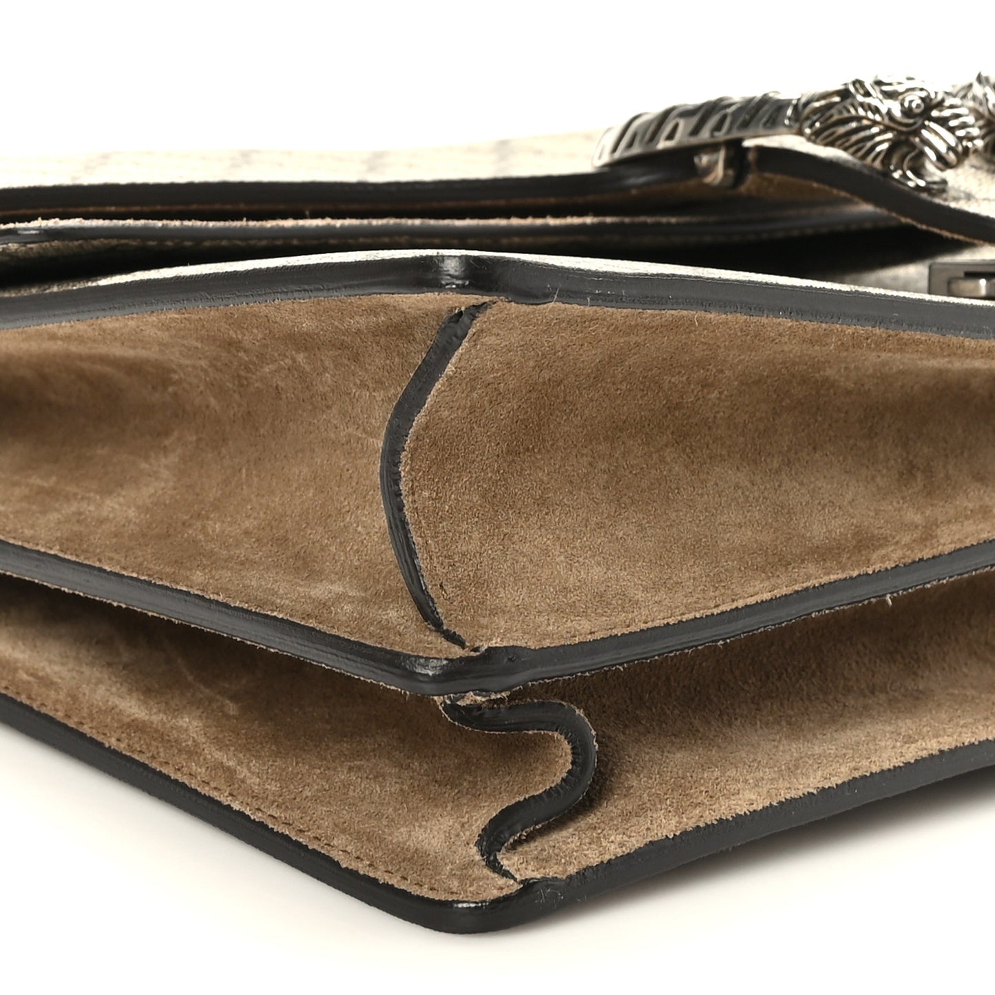 GG Supreme Monogram Medium Dionysus Shoulder Bag Taupe