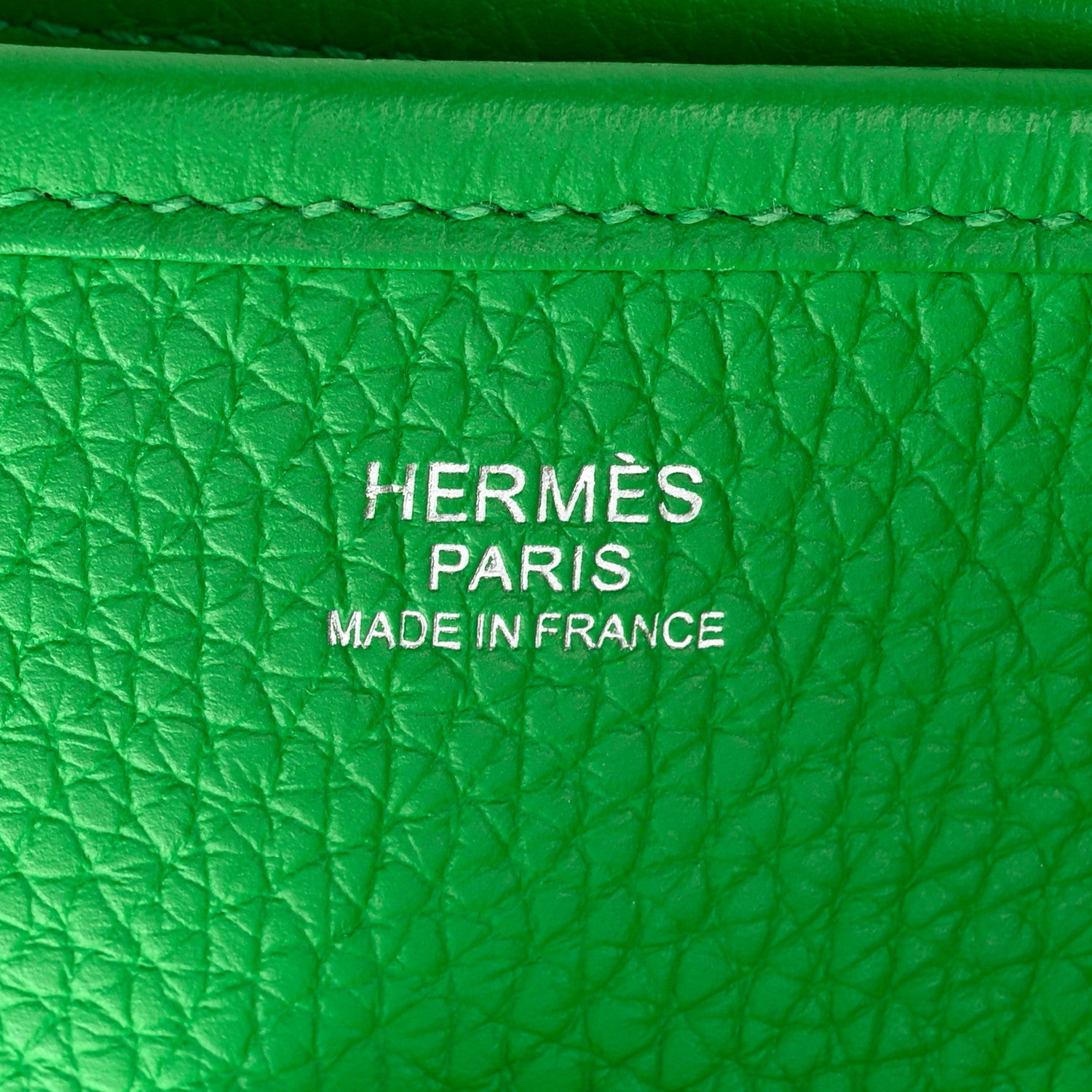 Hermes Taurillon Clemence Evelyne III PM Bambou 6 of 11